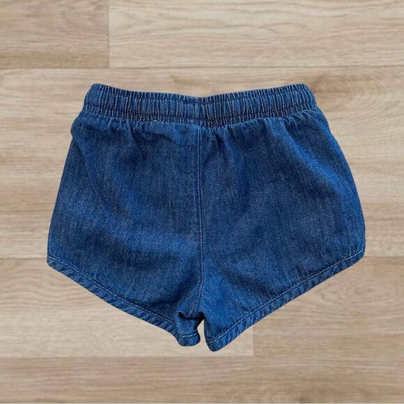 Garanimals Toddler Girls’ Dark Wash Denim Shorts Size 2T - Picture 2 of 7